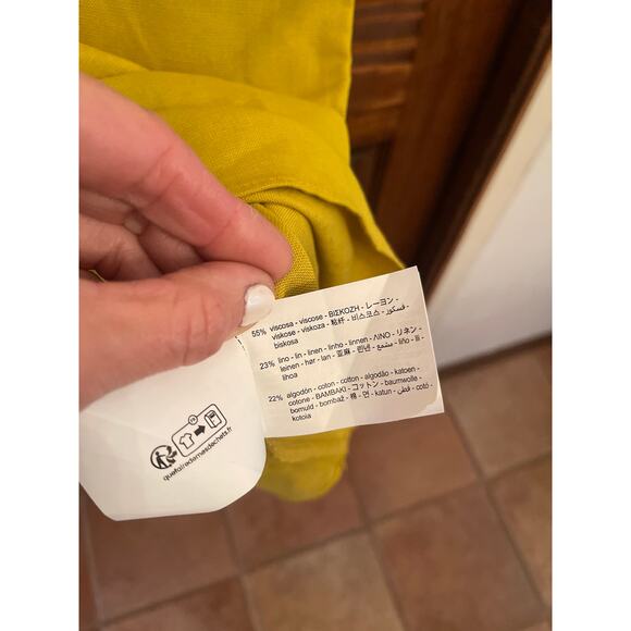 Zara Linen blend long tunic dress small - Picture 7 of 8